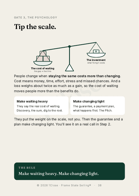 Page from the book: Tip the scale